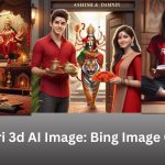 Navratri 3d AI Image: Bing Image Creator